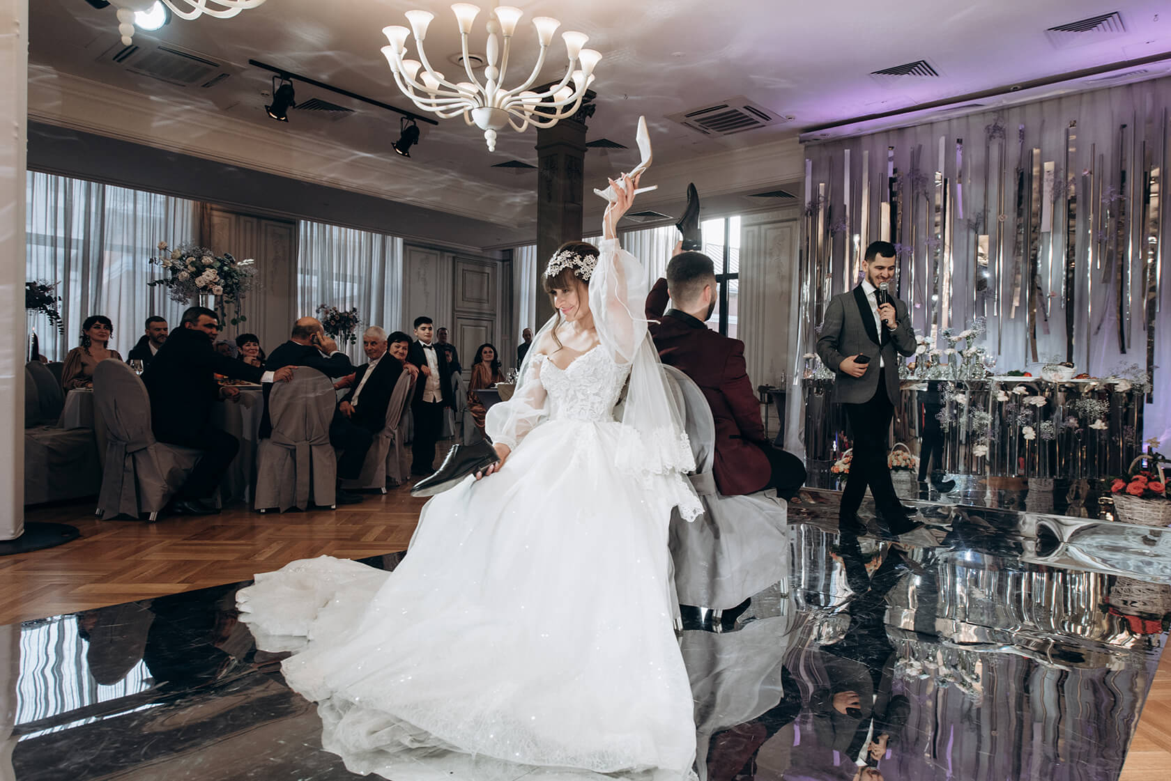 Стильная свадьба в банкетном комплексе SHELK