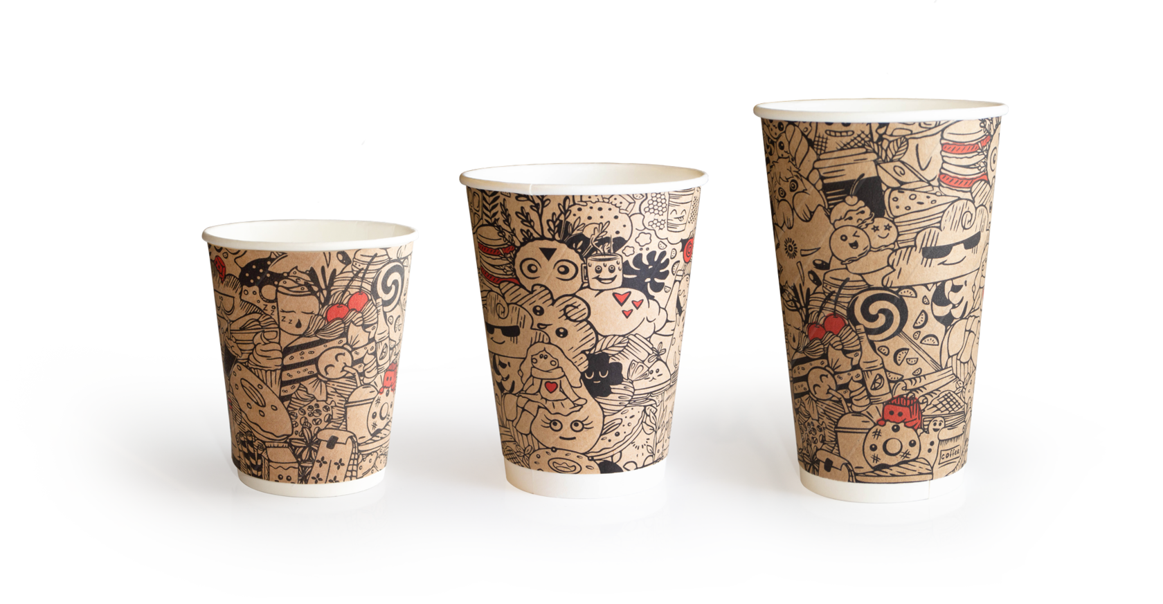 Paper Cups embossed