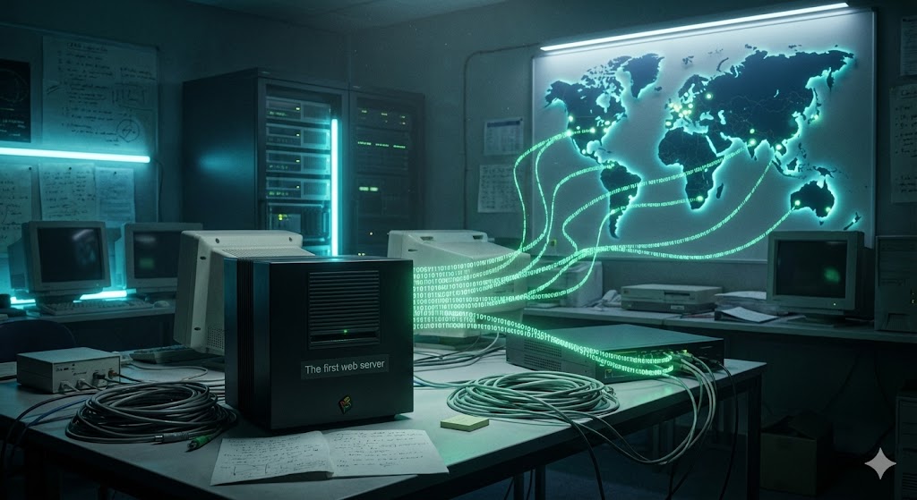 Компьютер NeXT в ЦЕРНе — первый веб-сервер в истории, ставший основой для Дня рождения Интернета