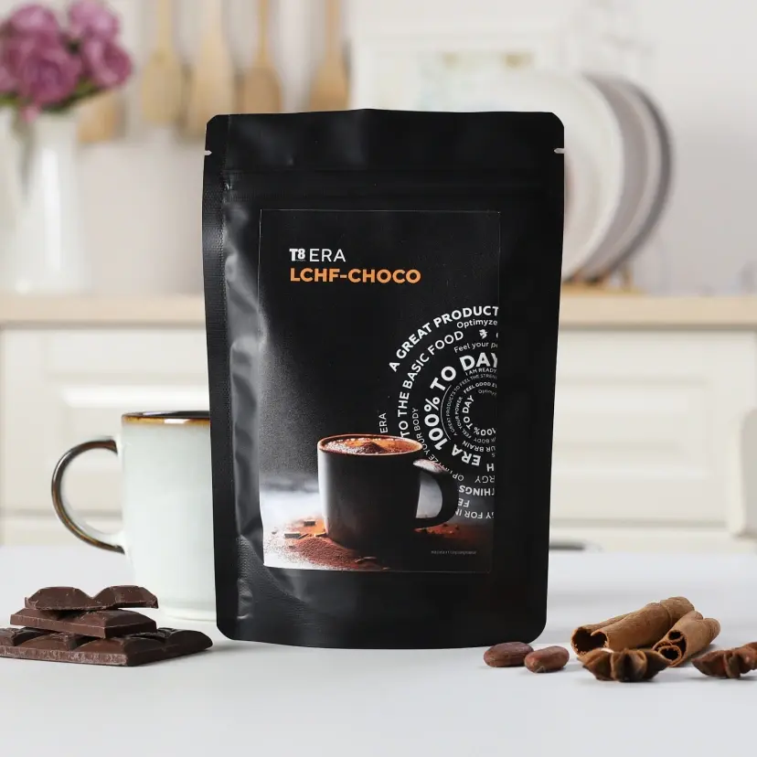 T8 ERA LCHF-CHOCO горячий шоколад можно при похудении без сахара