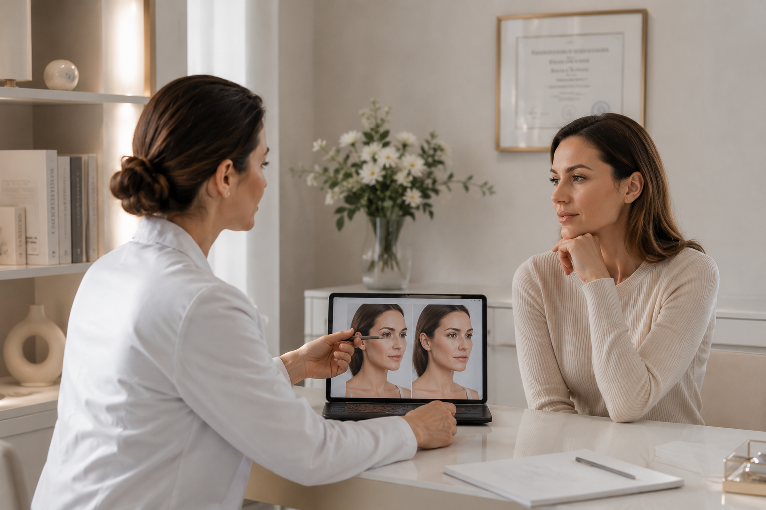 По каким признакам выбирают между косметологией и операцией.