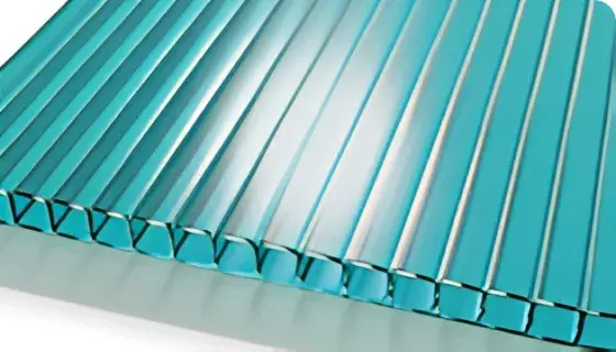 бирюзовый сотовый поликарбонат