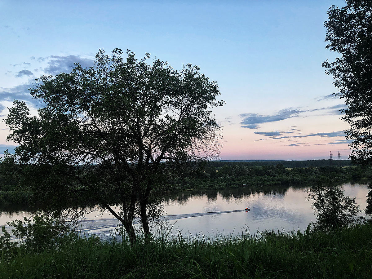 Река Ока в Тарусском районе.