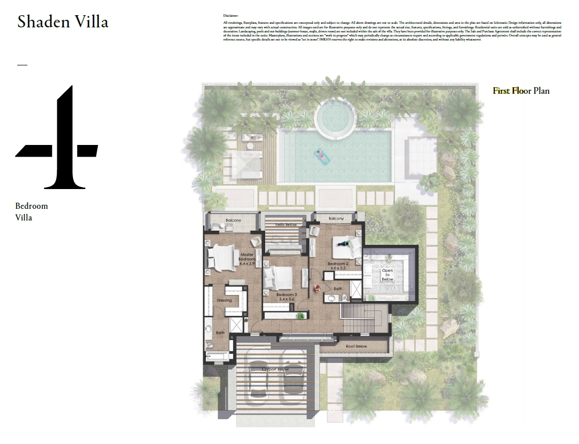 Imkan AL Jurf Villas Garden floor plans, payment plans