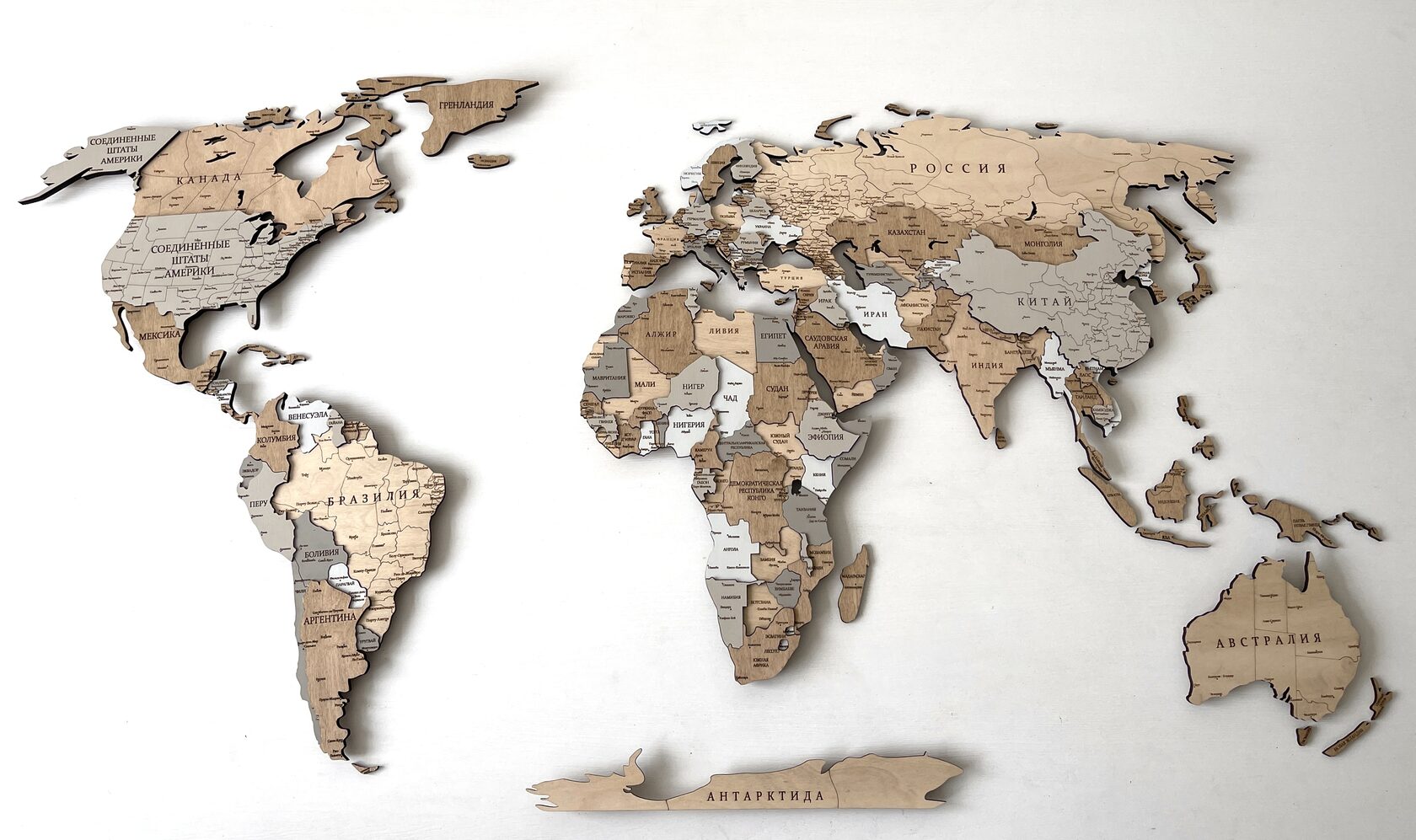 Обои карта мира