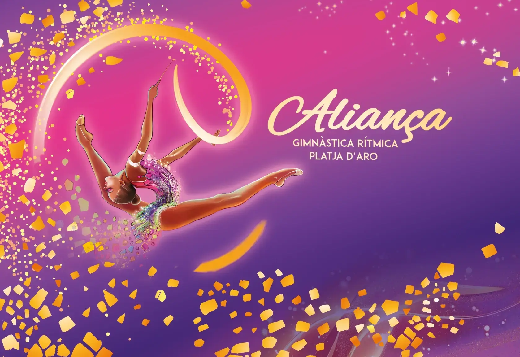 Grand Premium Platja d’Aro gold and purple event design