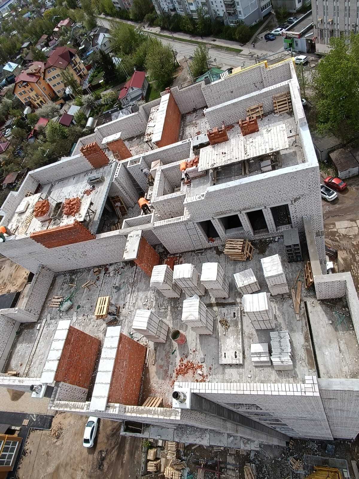 Ход строительства