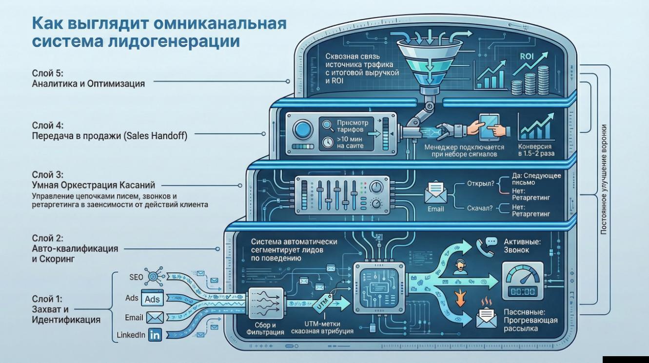 Как выглядит омниканальная система лидогенерации