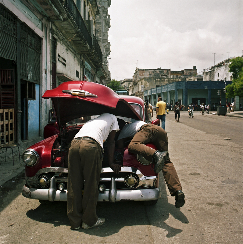 Street Scene. Havana. 2007. Color Negative 6×6.