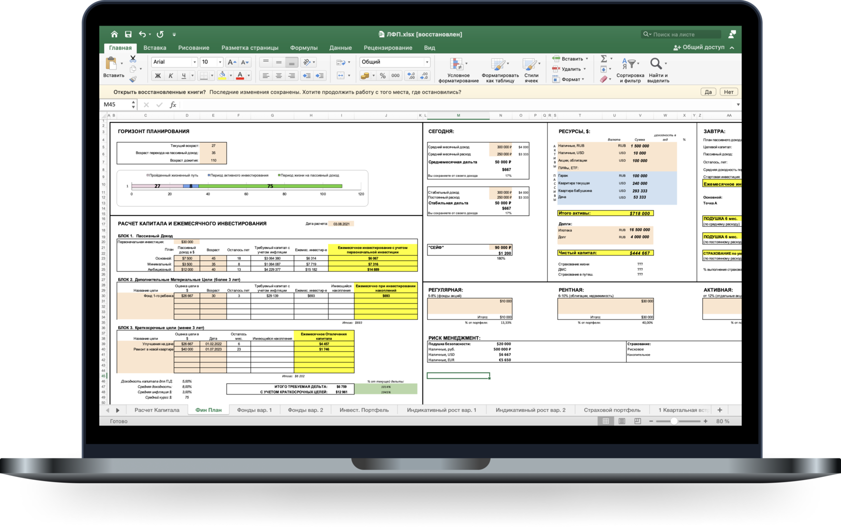 Скачайте бесплатно шаблон личного финансового плана и научитесь им ...