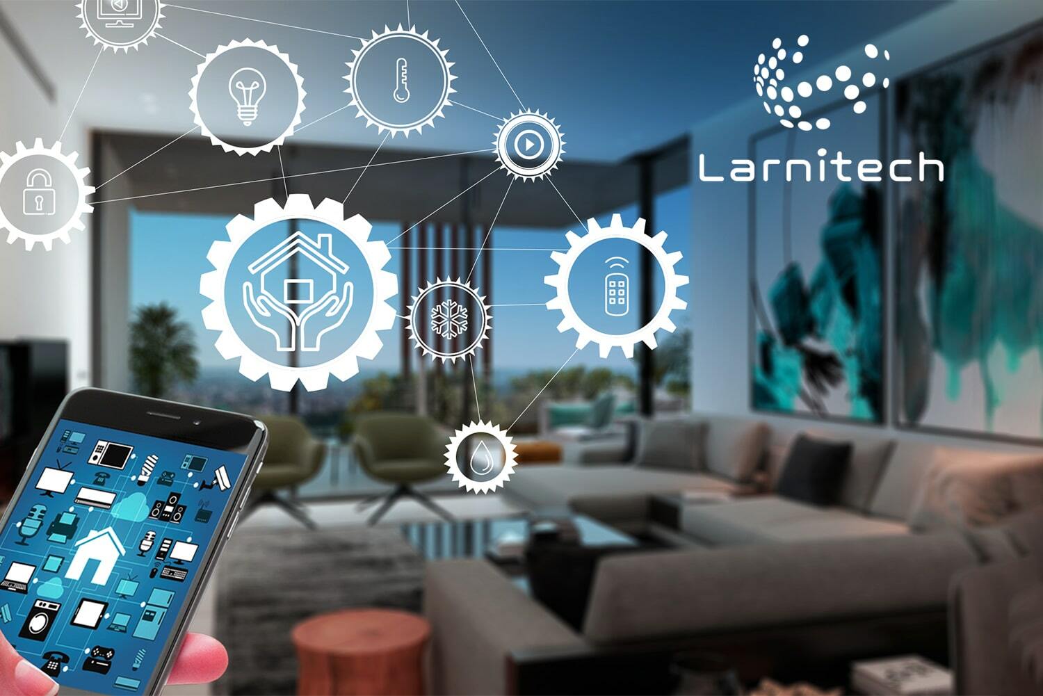 Умный дом Larnitech в Новосибирске, монтаж системы под ключ