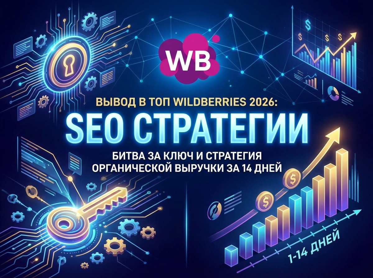 График роста органической выручки и SEO стратегии для вывода в топ на Wildberries