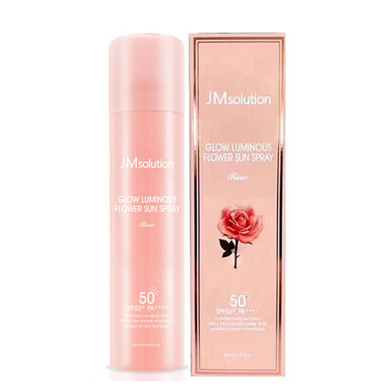 Jmsolution spf. JMSOLUTION солнцезащитный спрей с экстрактом розы Glow Luminous Flower Sun Spray spf50+ pa++++. JMSOLUTION спрей для лица солнцезащитный с розовой водой - Glow Luminous Flower Sun Spray. Glow Luminous Flower Sun Spray Rose 180ml.