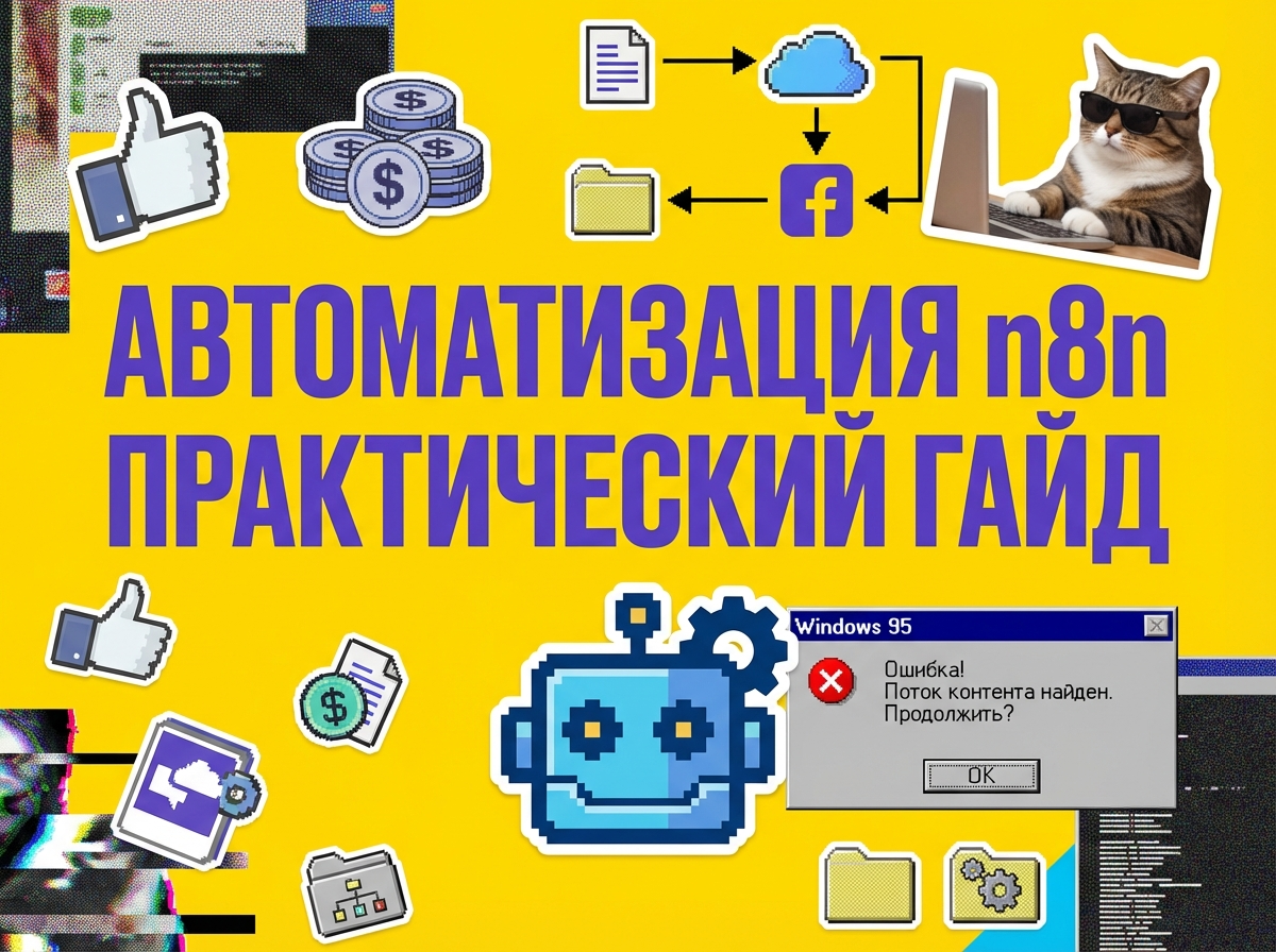 Панель n8n для автоматизации контента