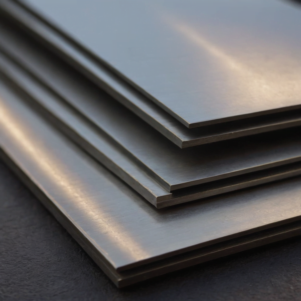 Несколько листов легированной стали, сложенные друг на друга