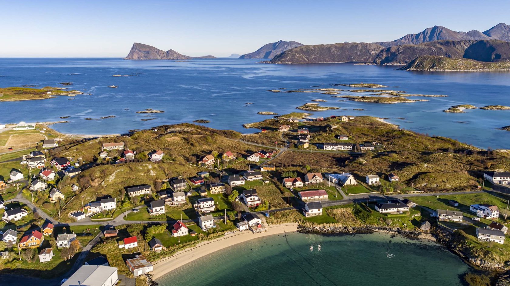 Остров соммарёй в Норвегии