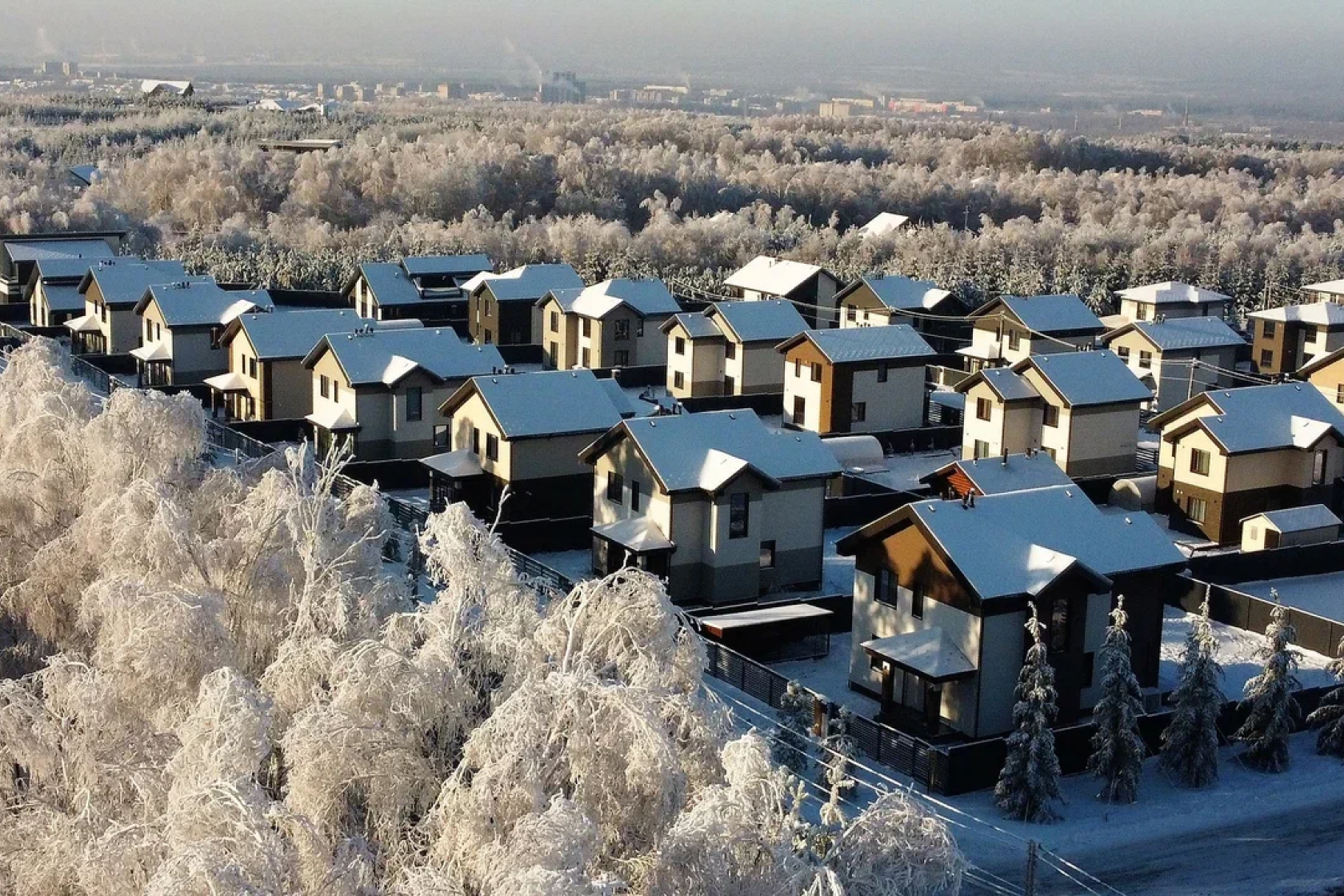 Современный клубный коттеджный поселок в Казани