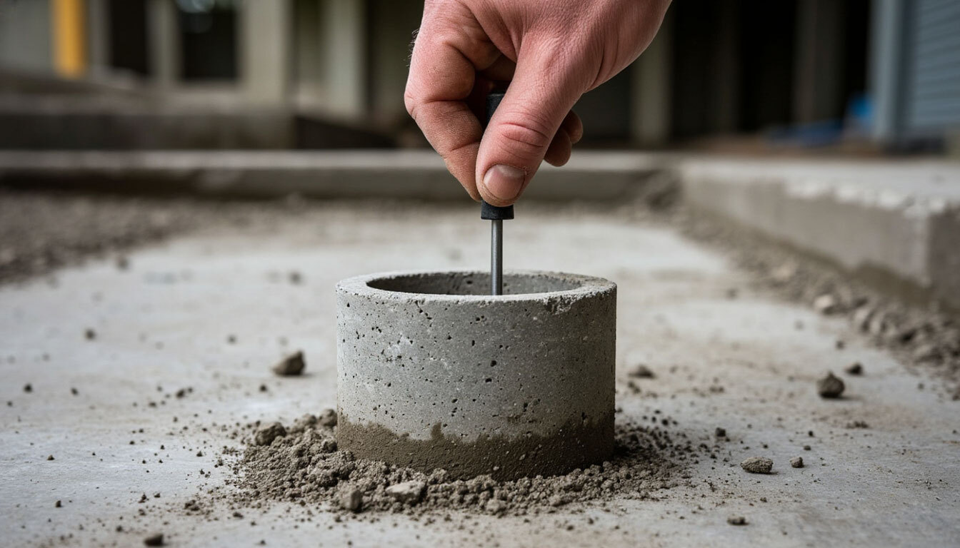 Испытание влажности бетона