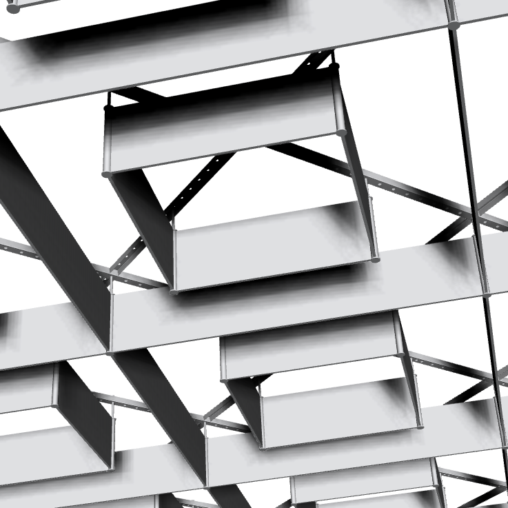 easy access and mobility of maintenance systems: lighting fixtures; heating systems; ventilation and air conditioning systems; structure fixing points; plumbing systems; AV equipment; security systems