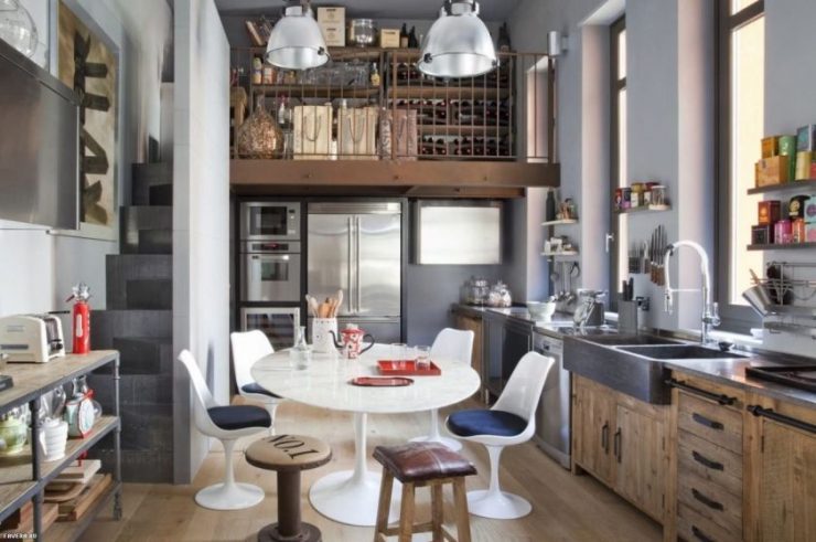 Кухня в стиле эклектика: 50 современных индивидуальных решений