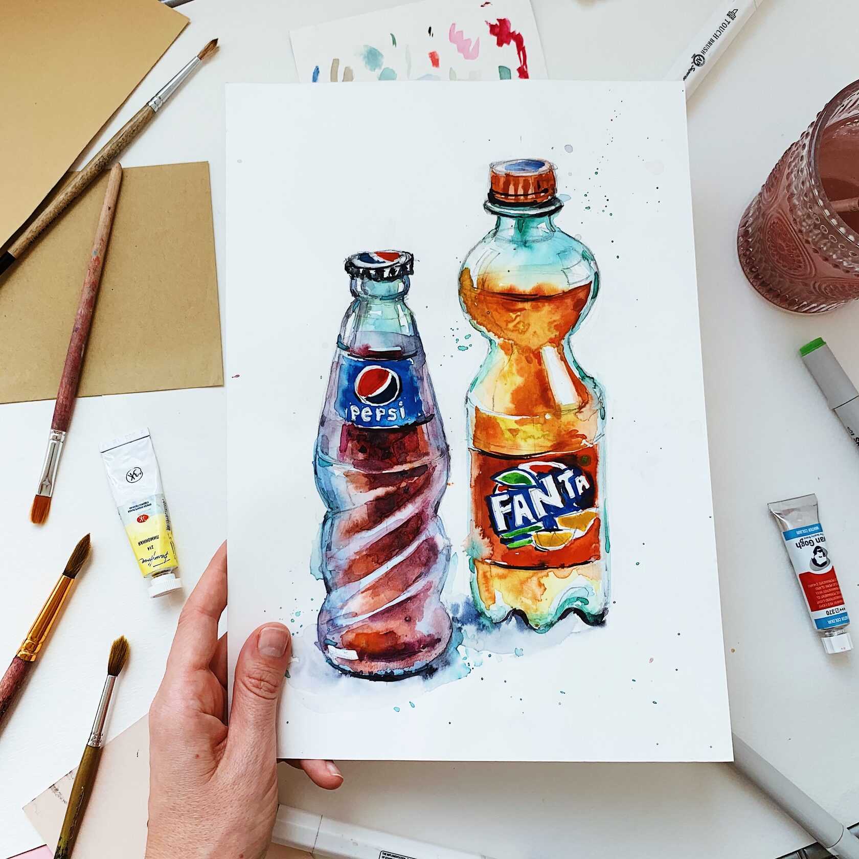 иллюстрации акварелью в Одессе