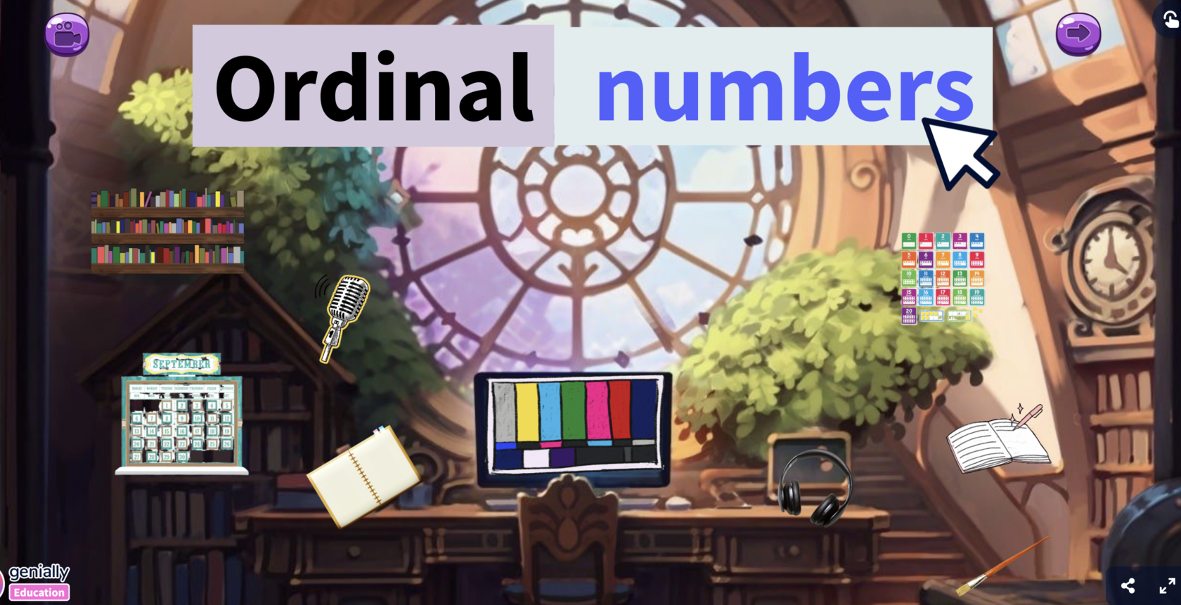 Ordinal numbers [genially]
