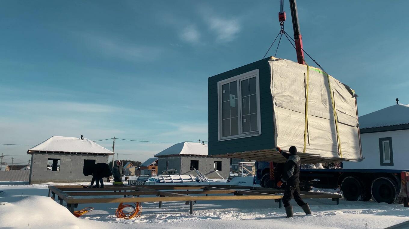 Динская модульные дома фундамент