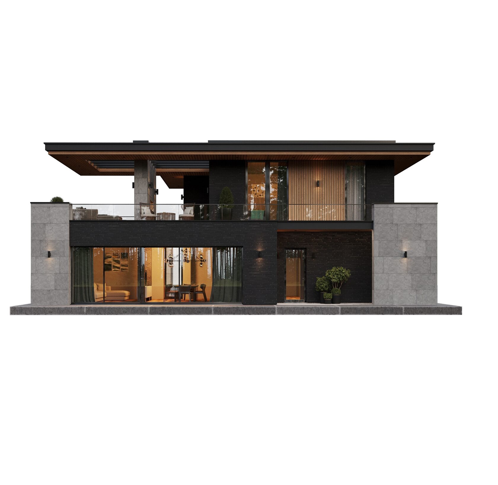 Разработанный проект "Репино парк 4" | Проект дома со вторым светом и ...