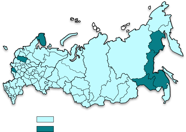 География внедрений МИС Медиалог