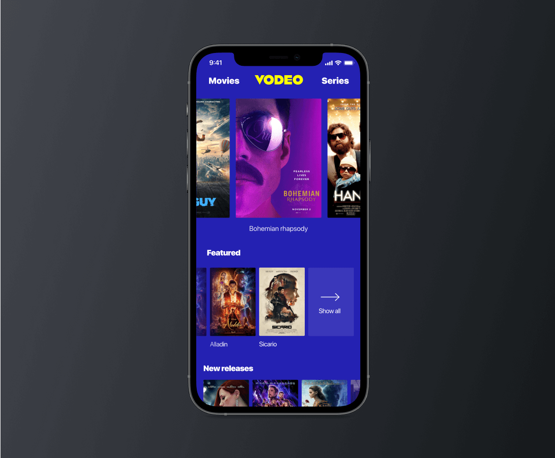 iOS приложение Vodeo