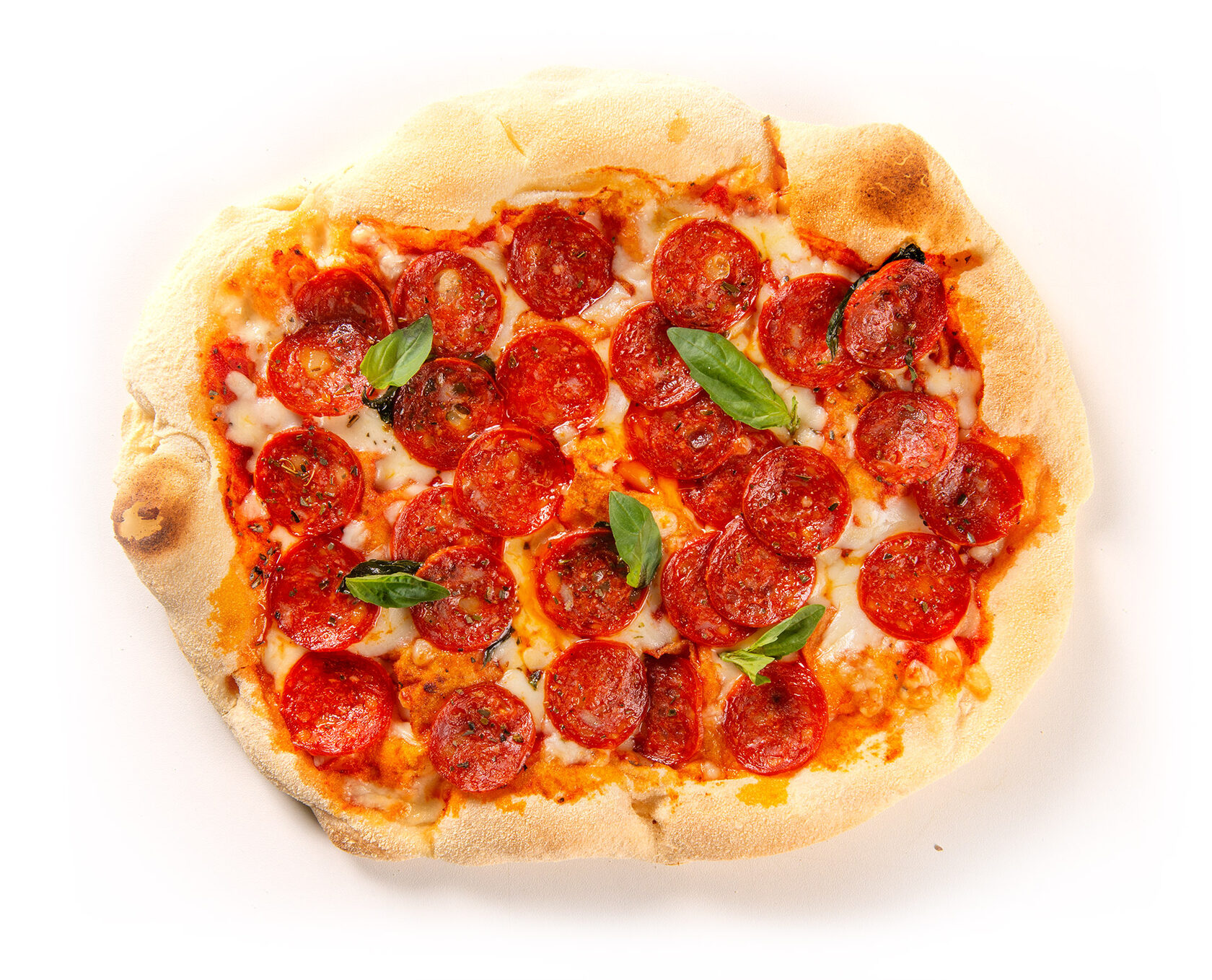 Домашняя пицца Пепперони с оливками