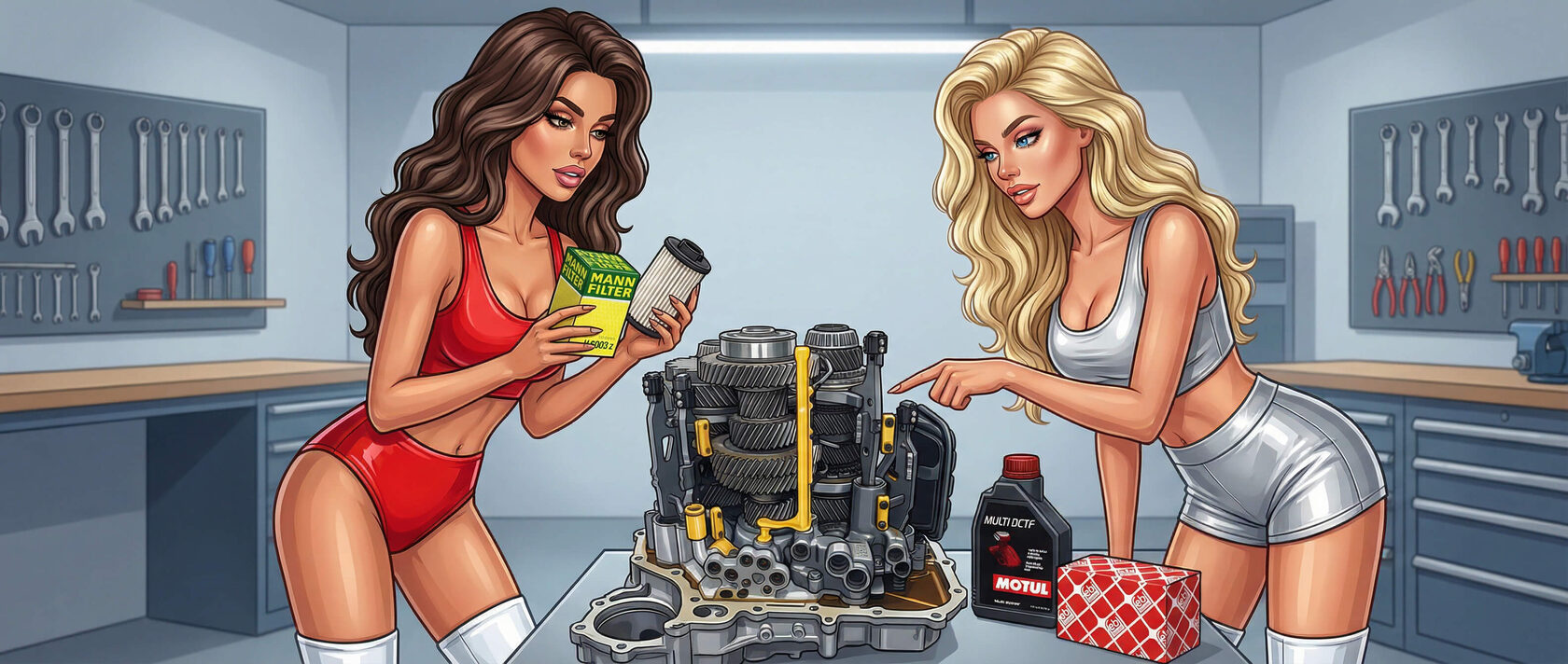 Замена масла DSG DQ500