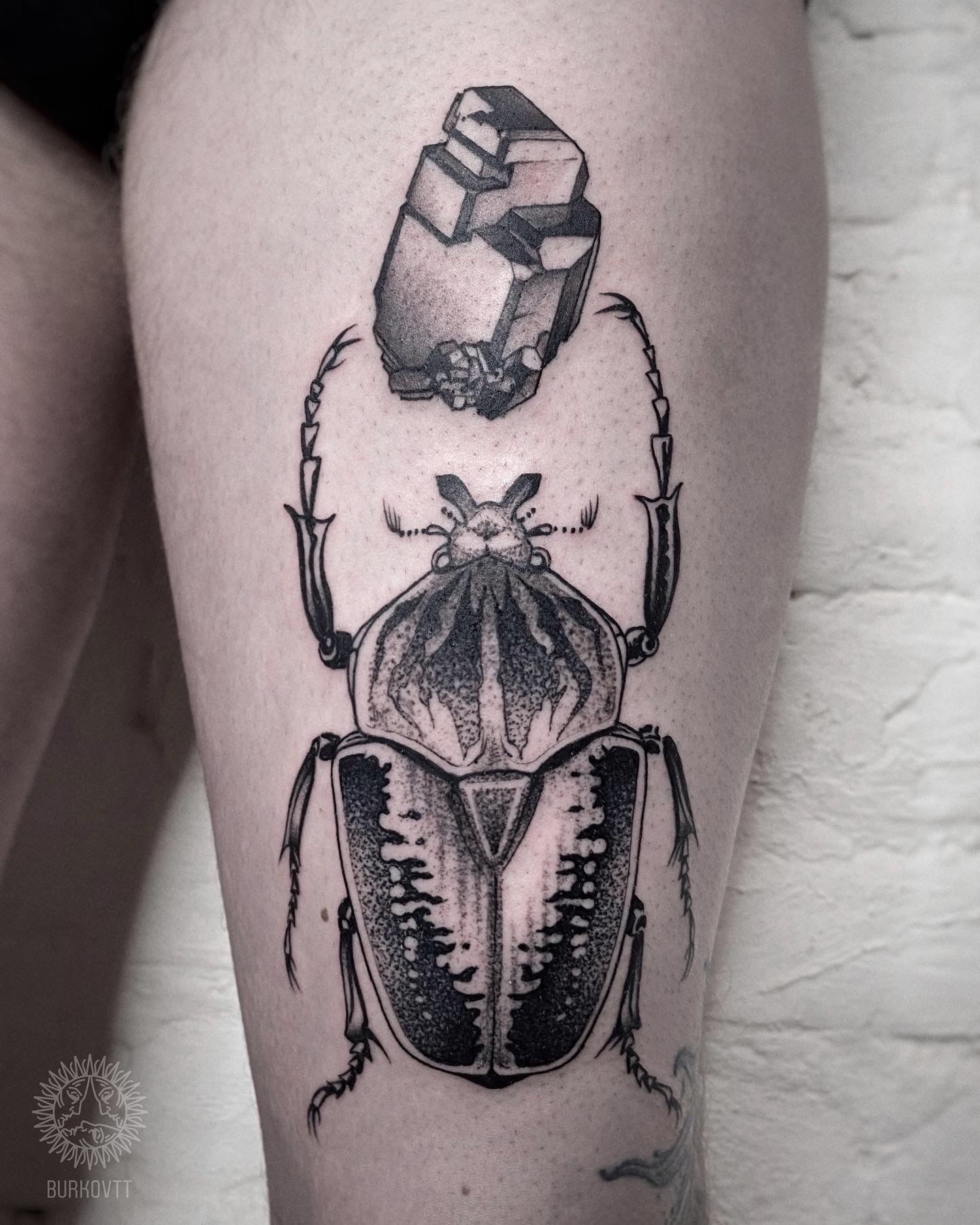 Tattoo uploaded by Luiza Siqueira • #JCTavares #brasil #brazil  #brazilianartist #tatuadoresdobrasil #blackwork #pon… | Tasteful tattoos, Beetle  tattoo, Shape tattoo