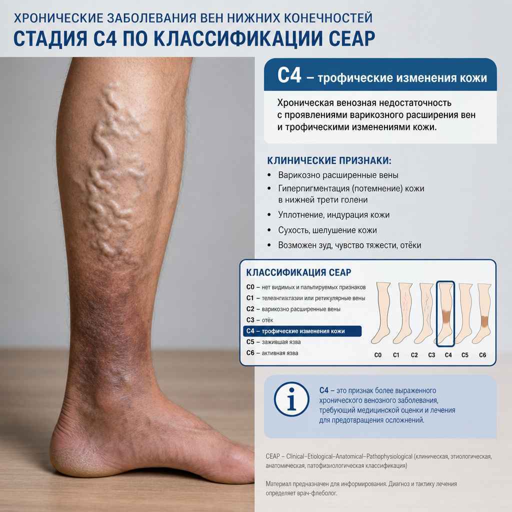 Схема нормального и несостоятельного венозного клапана