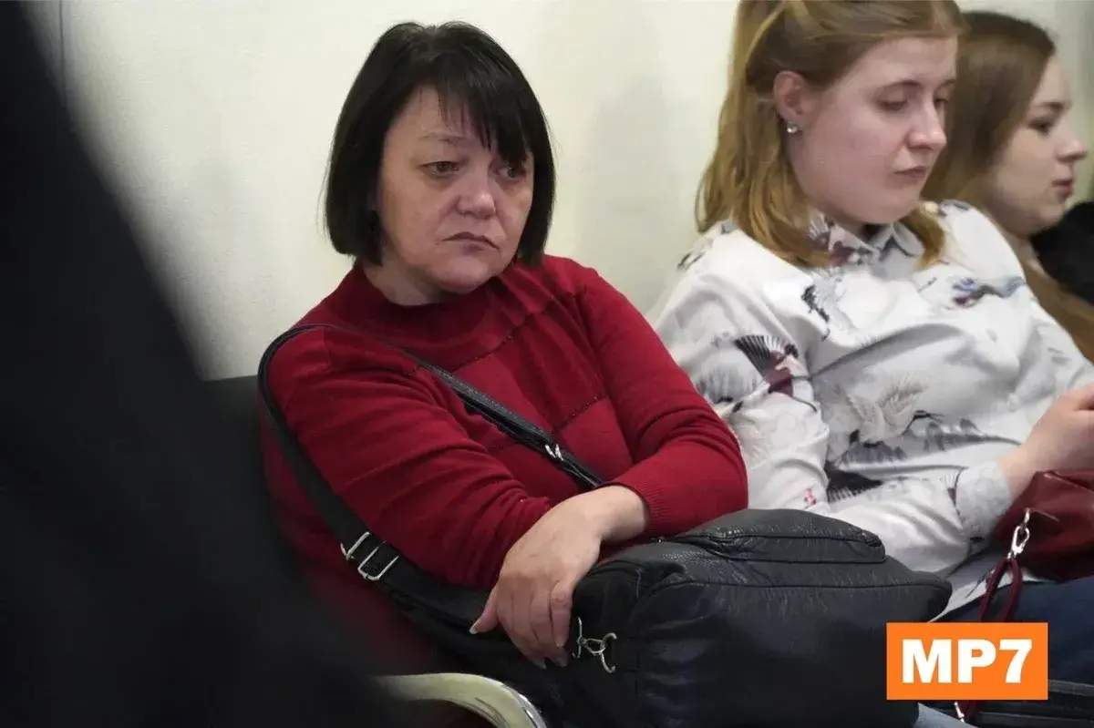 Мама Яна Ксенжепольского** Зоя в ожидании оглашения приговора. Фото: Павел Борисенко / МР7