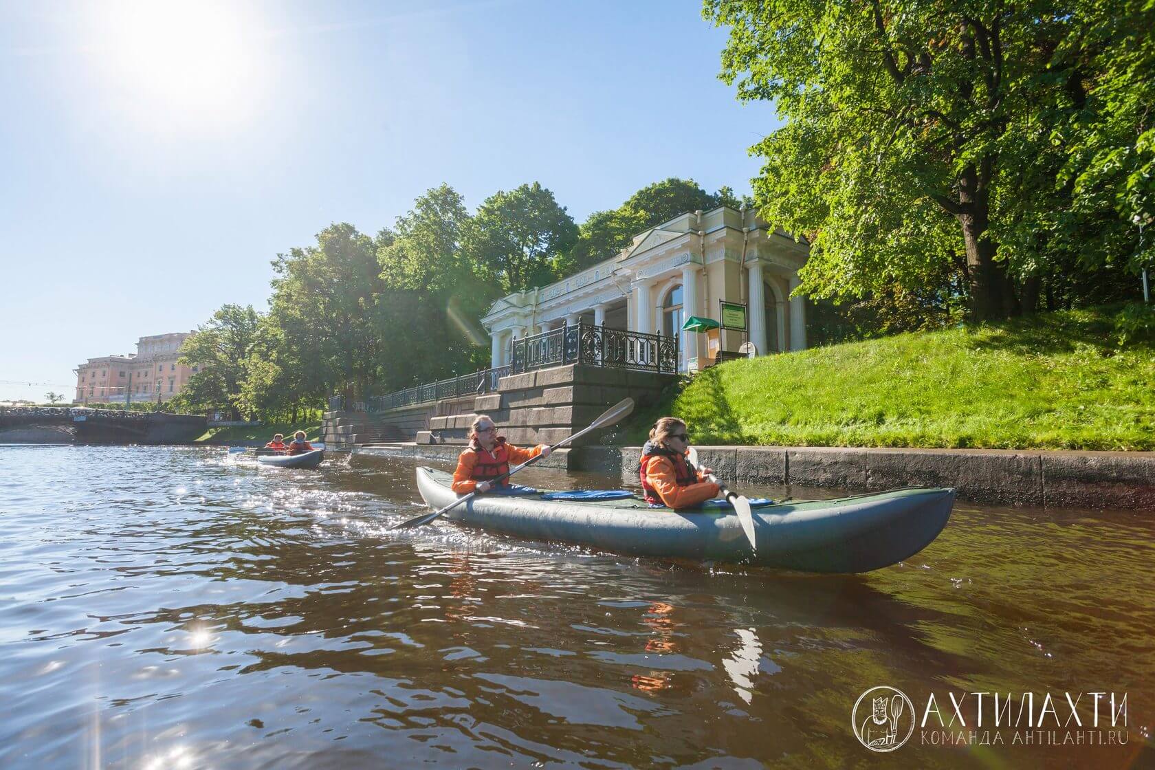 Кайяки в СПБ на Неве