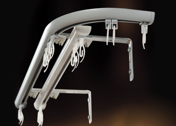 Профильные карнизы, ниша, потолок или стена, бесшумное скольжение, ASHTORY