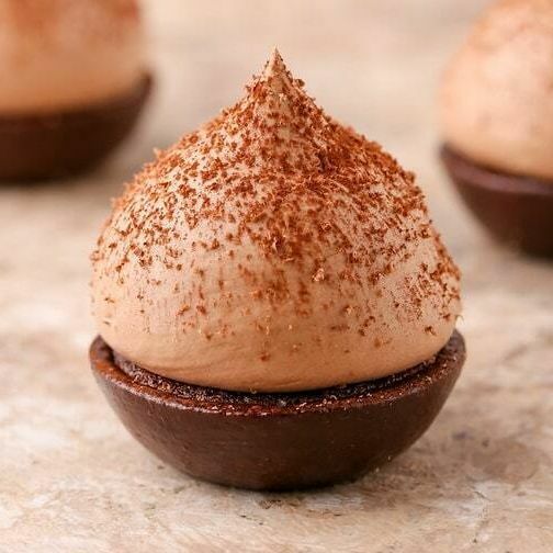 CHOCOLATE AND CHERRY MINI TARTS