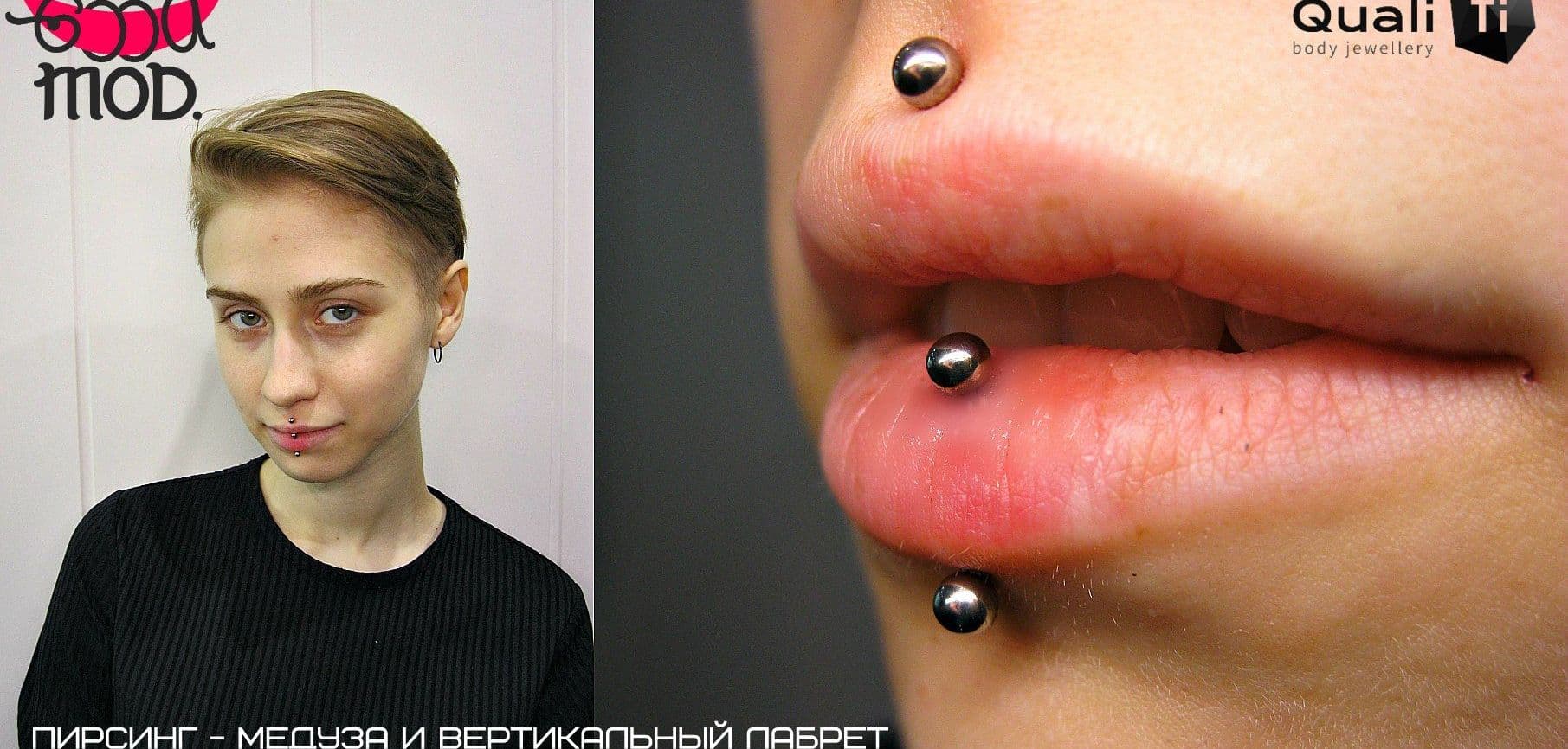 Experience the Sensual Thrill of a Bold Top Lip Piercing