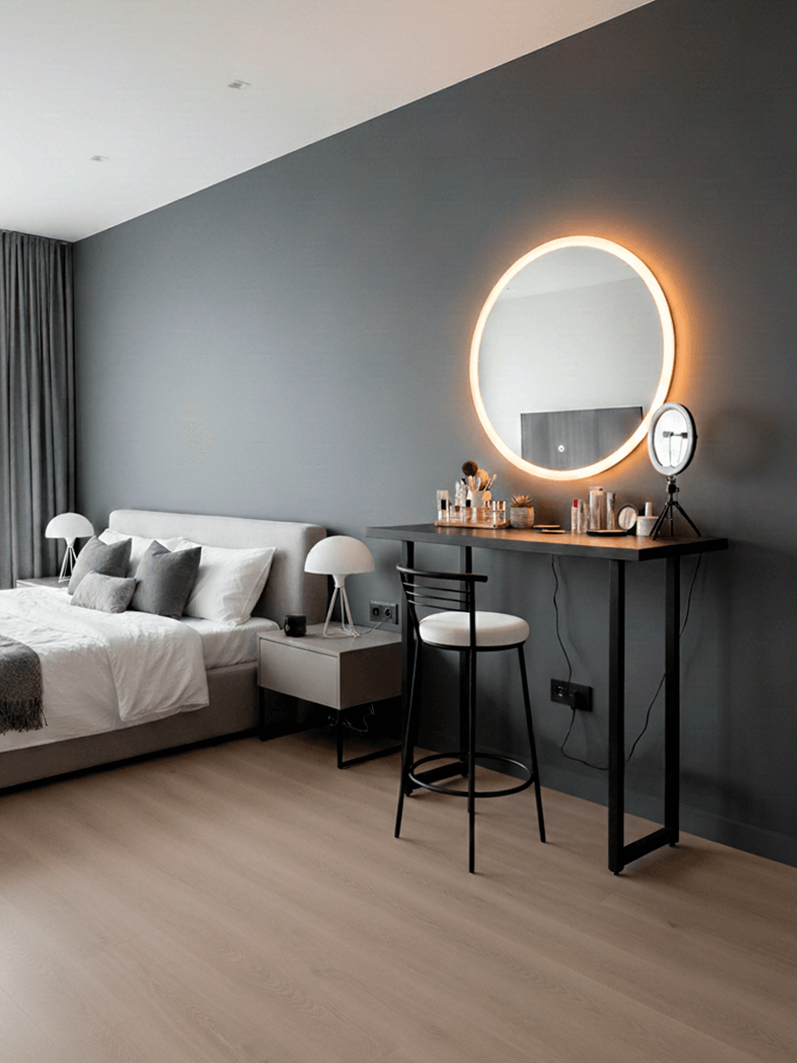 Подстолье необычной формы из стального профиля для современных интерьеров