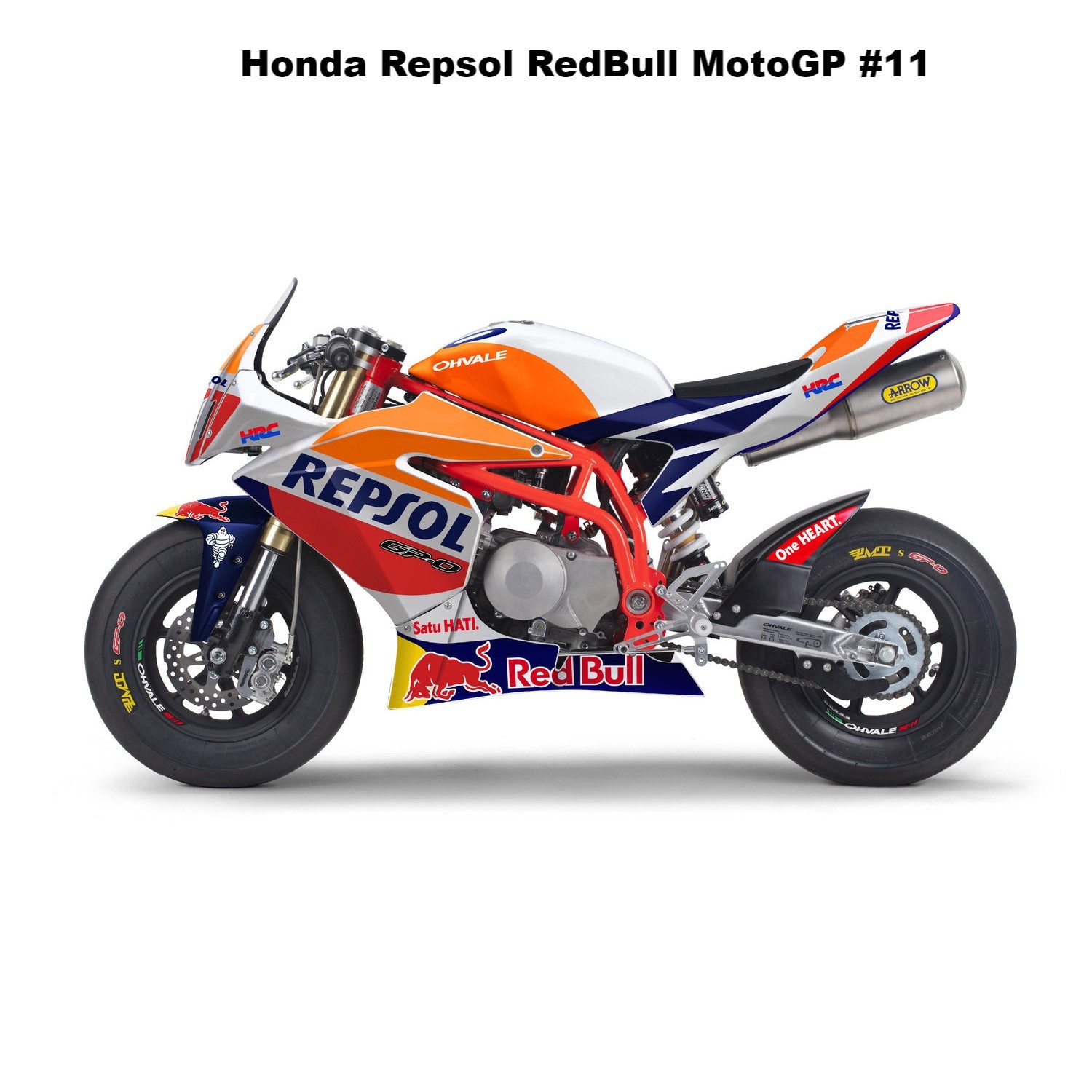 Ohvale Honda Repsol RedBull MotoGP design