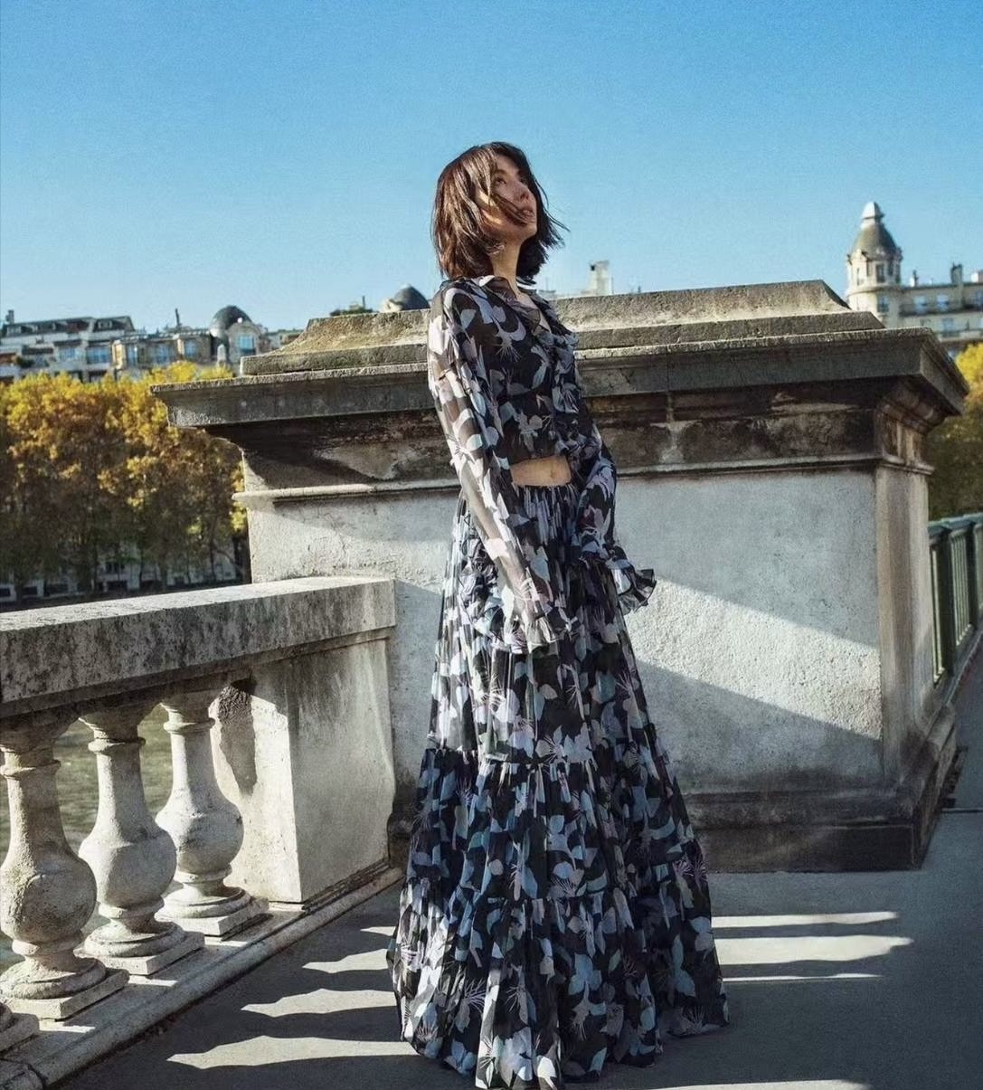 брендовый женский костюм с юбкой Chanel