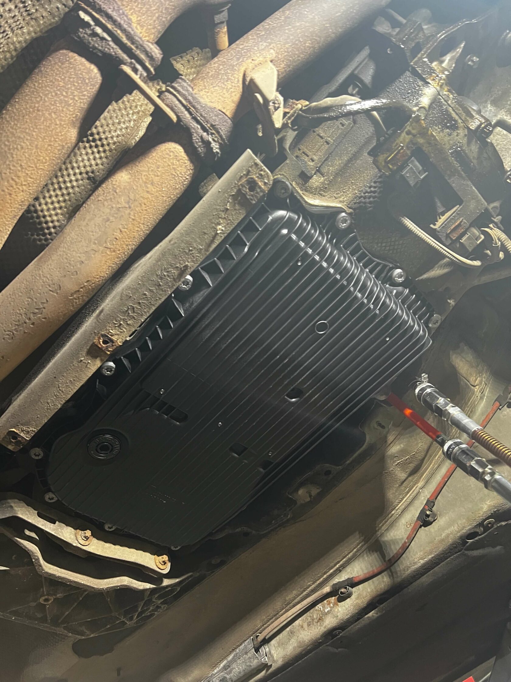 Установка нового поддона ZF