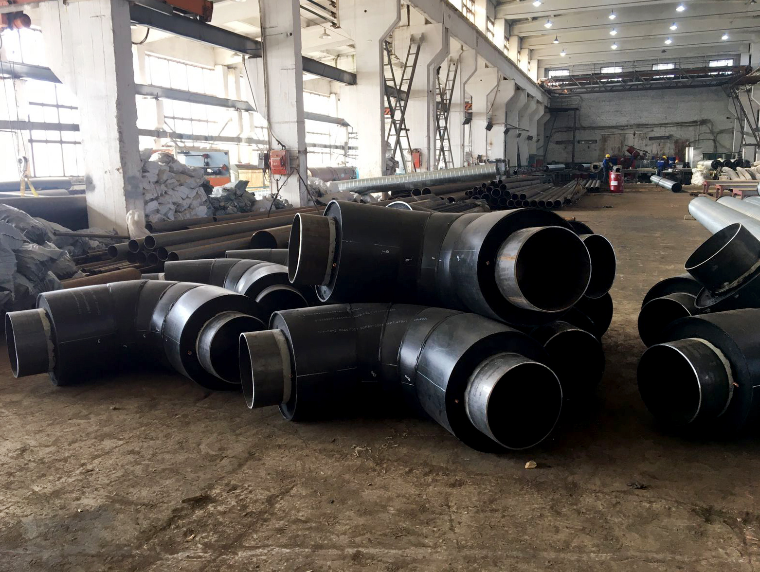 Отгрузка отводов ду 219*8мм в ППУ изоляции в Башкирию