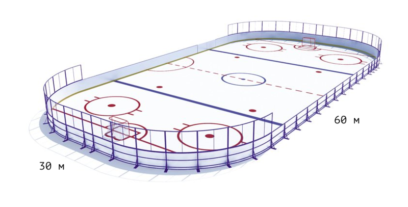 Типовой проект хоккейной коробки