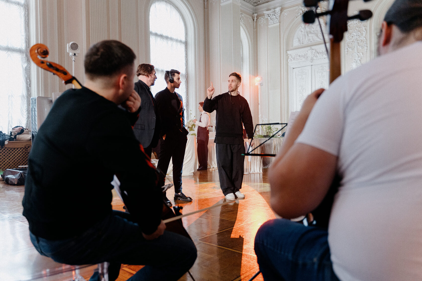 подготовка к церемонии свадьбы