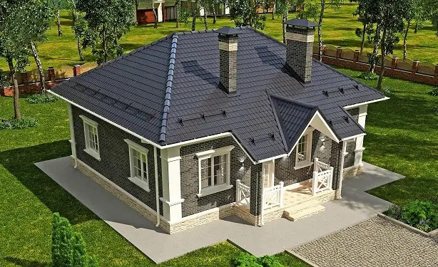 Проект оптимального одноэтажного дома (B-80): изображение 6