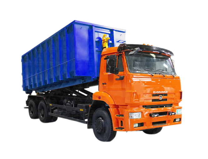 Мусоровоз крюковой на базе а/м Камаз пнг