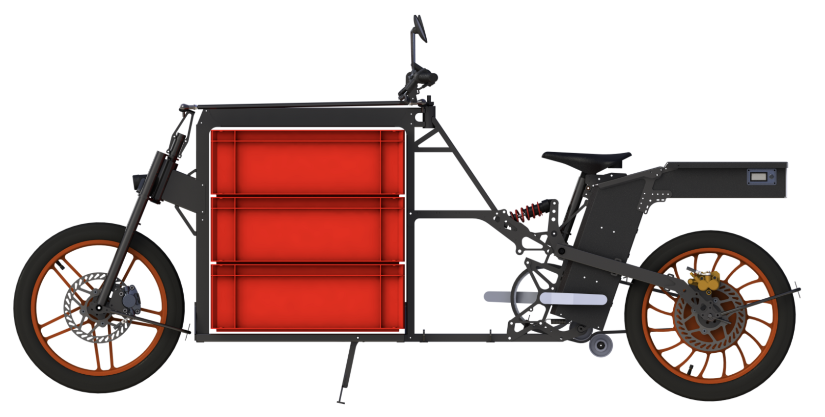 Аренда электровелосипедов для курьеров с зимней акб на 120 км