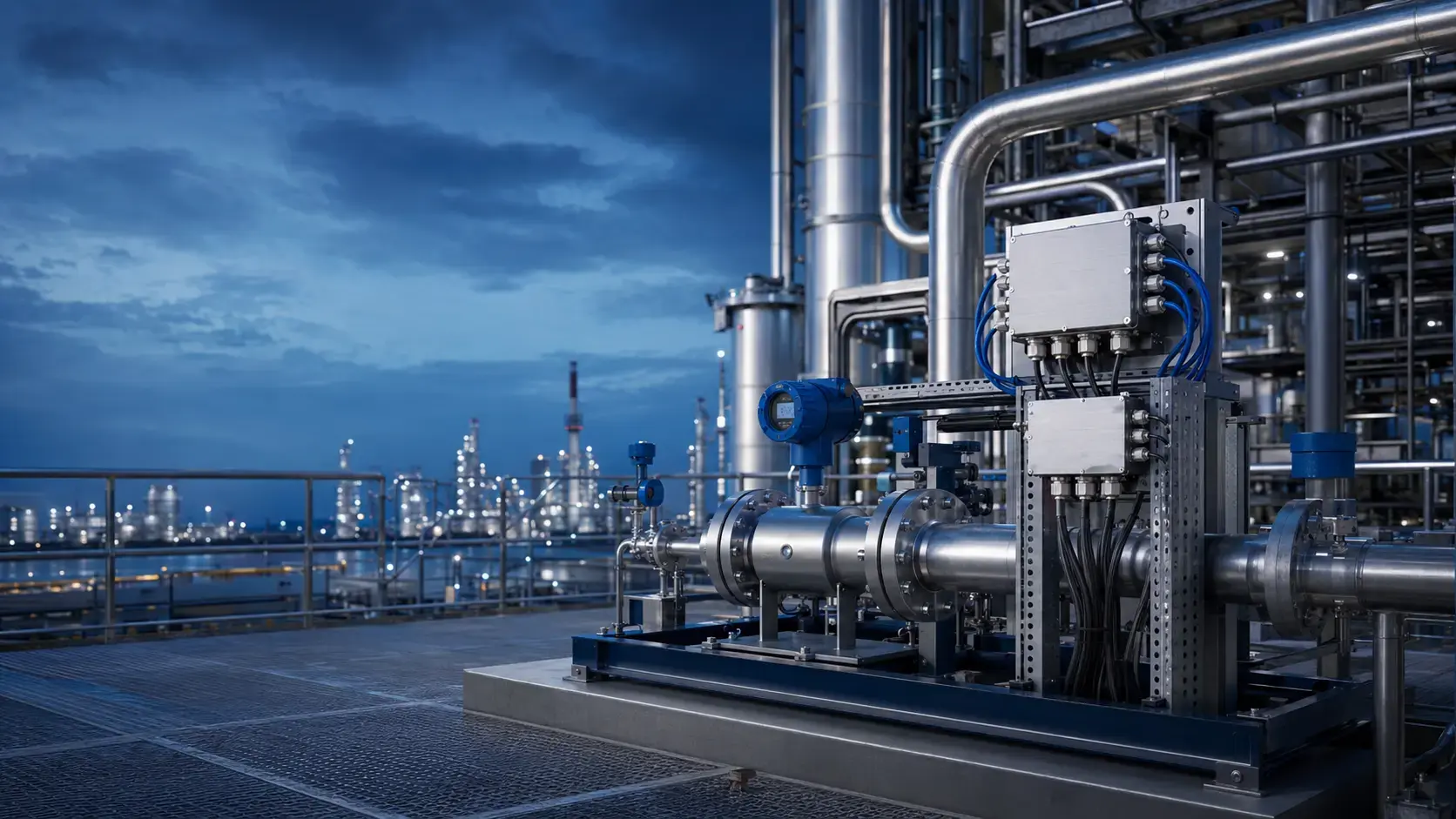 Поточная измерительная система на современном нефтеперерабатывающем производстве